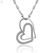 Custom New 925 Sterling Silver Heart Necklace Jewelry